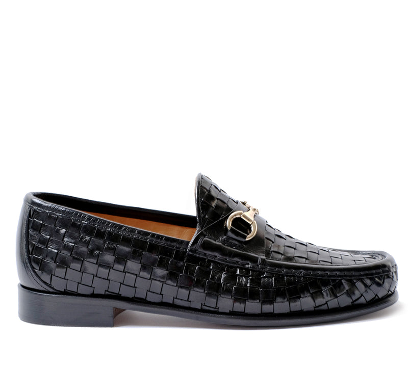 Beaufoy Loafer - Black Basket Weave