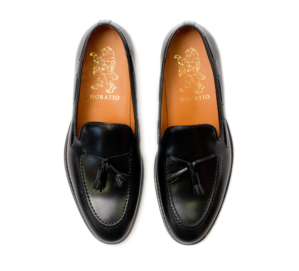 Gresham Loafer - Black Calf Leather – Horatio