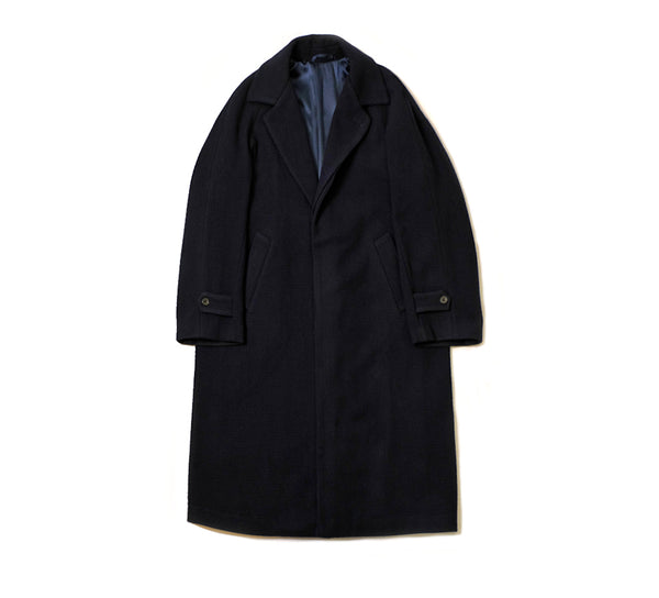 Kilmore Coat - Navy Micro Check