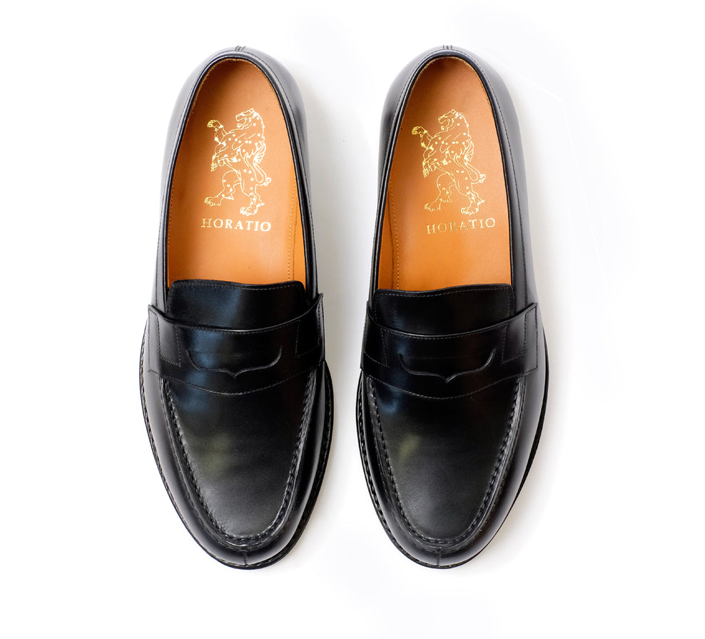 Devereux Loafer - Black Calf – Horatio