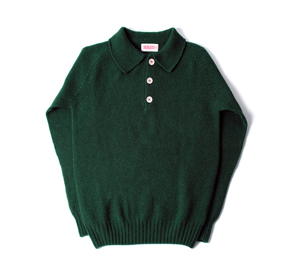 Cowdray Shaggy Polo - Forest