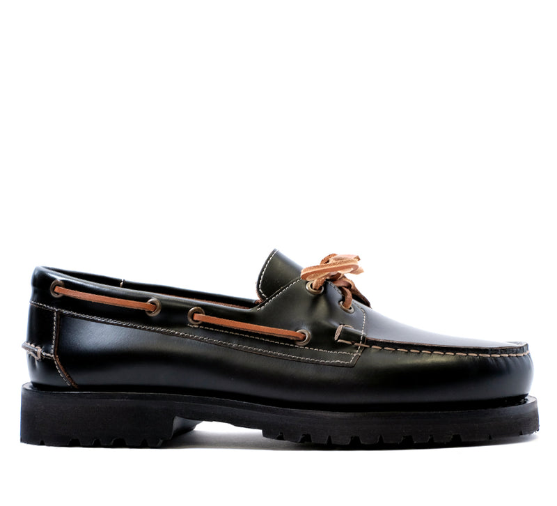 Port Moc Adventurer - Black Calf