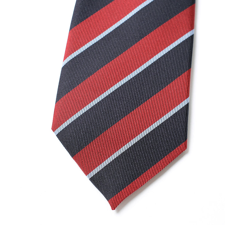 Deadstock Como Silk Tie - City Stripe