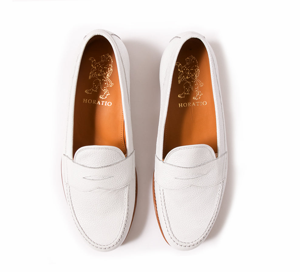 Dartmouth Loafer White Grain – Horatio