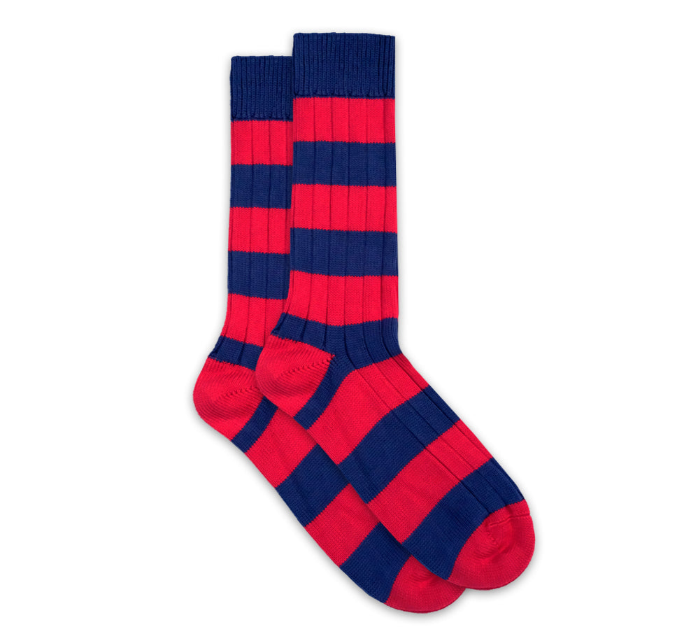 Striped Socks - Brigade / Ink – Horatio