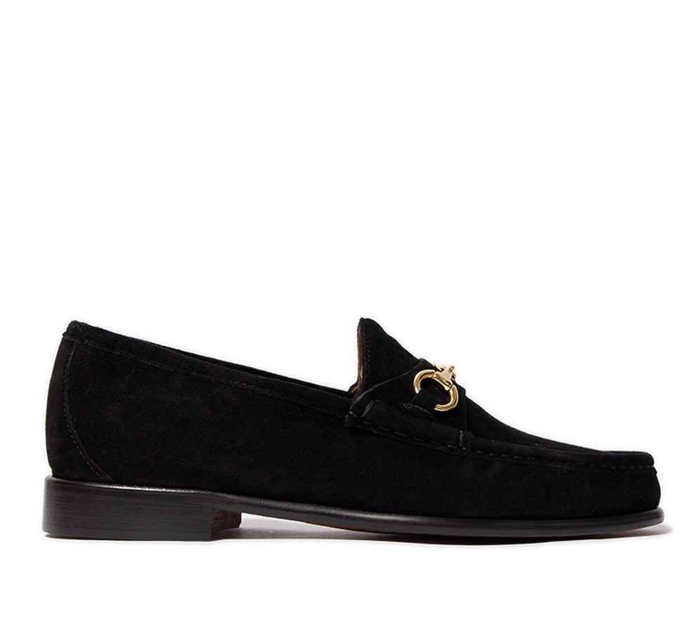 Beaufoy Loafer Black Suede – Horatio